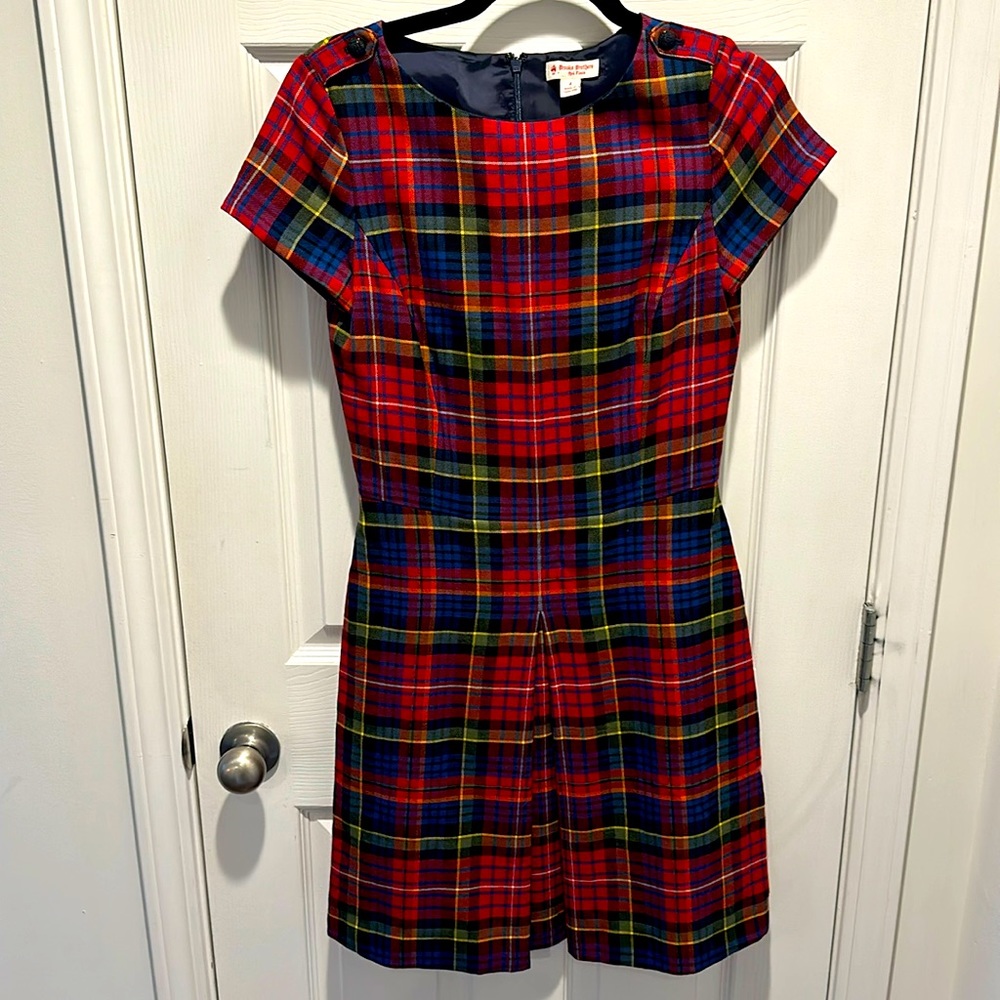 Festive Brooks Brothers Red Fleece dress